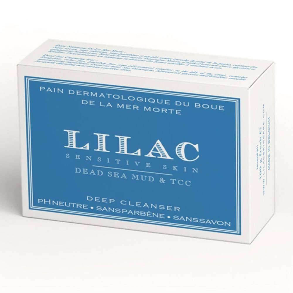 Savon Lilac Sensitive Skin Deep Cleanser à la boue de la Mer Morte & TCC. pH neutre, sans paraben, sans savon.