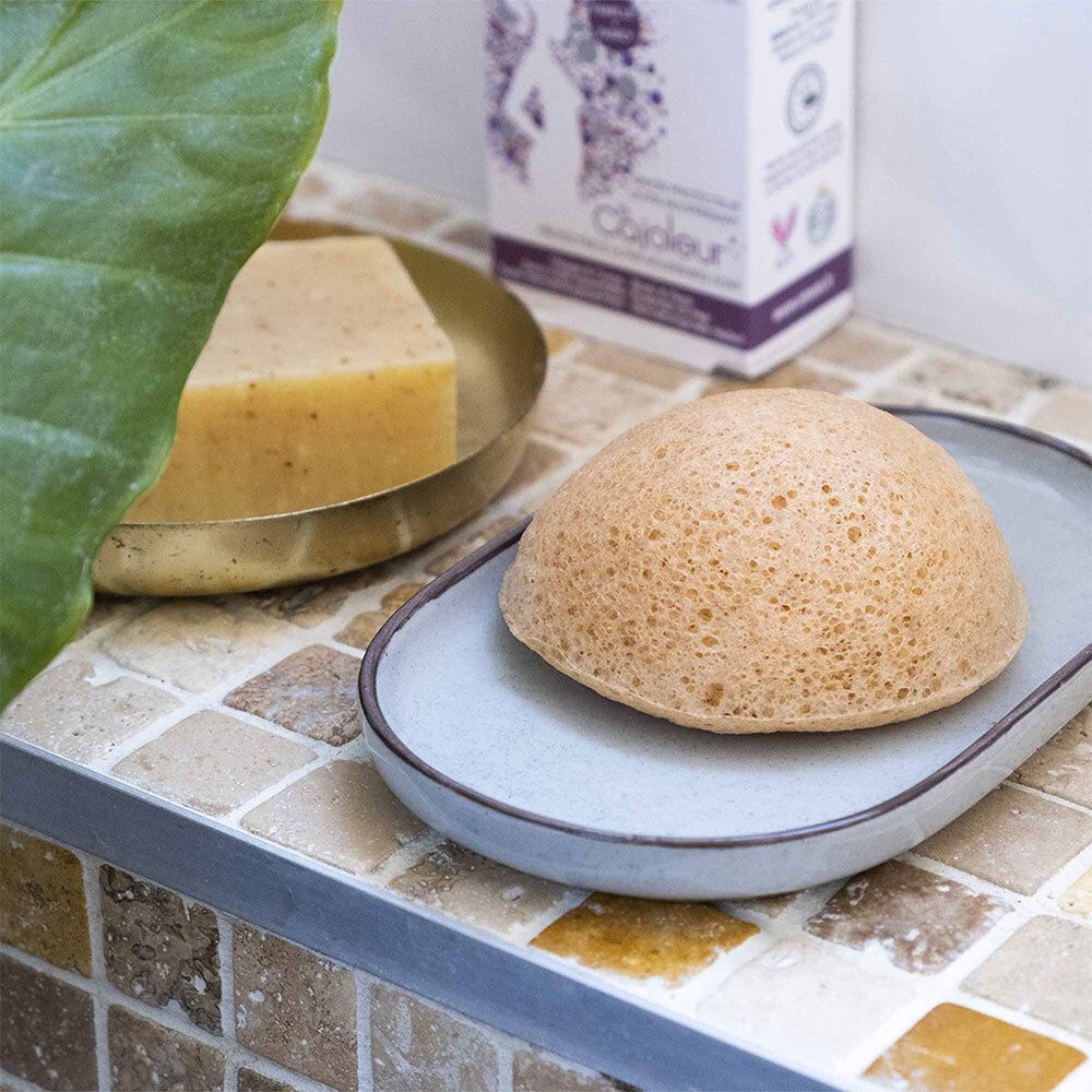 Informations sur les éponges konjac, leurs bienfaits et ingrédients.