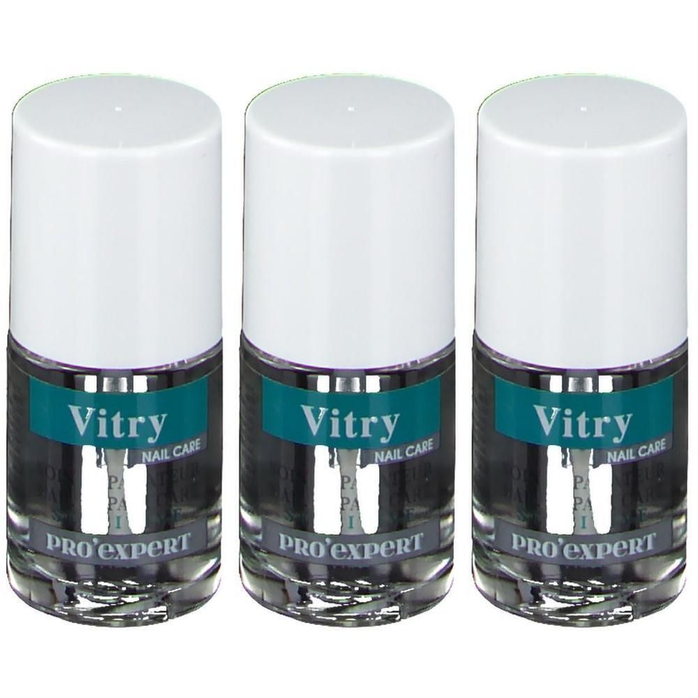 Trois flacons de Vitry dissolvant Pro Expert.