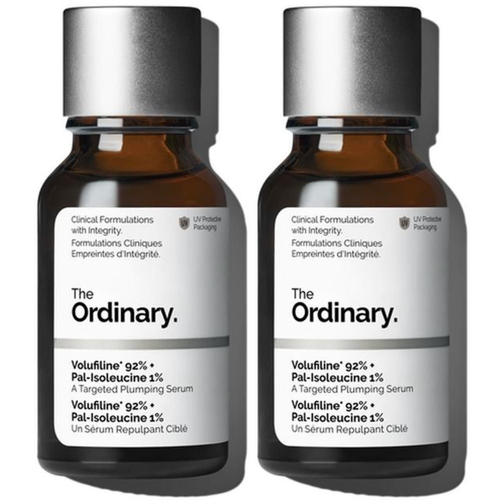 Deux flacons The Ordinary Volufiline 92% + Pal-Isoleucine 1%.