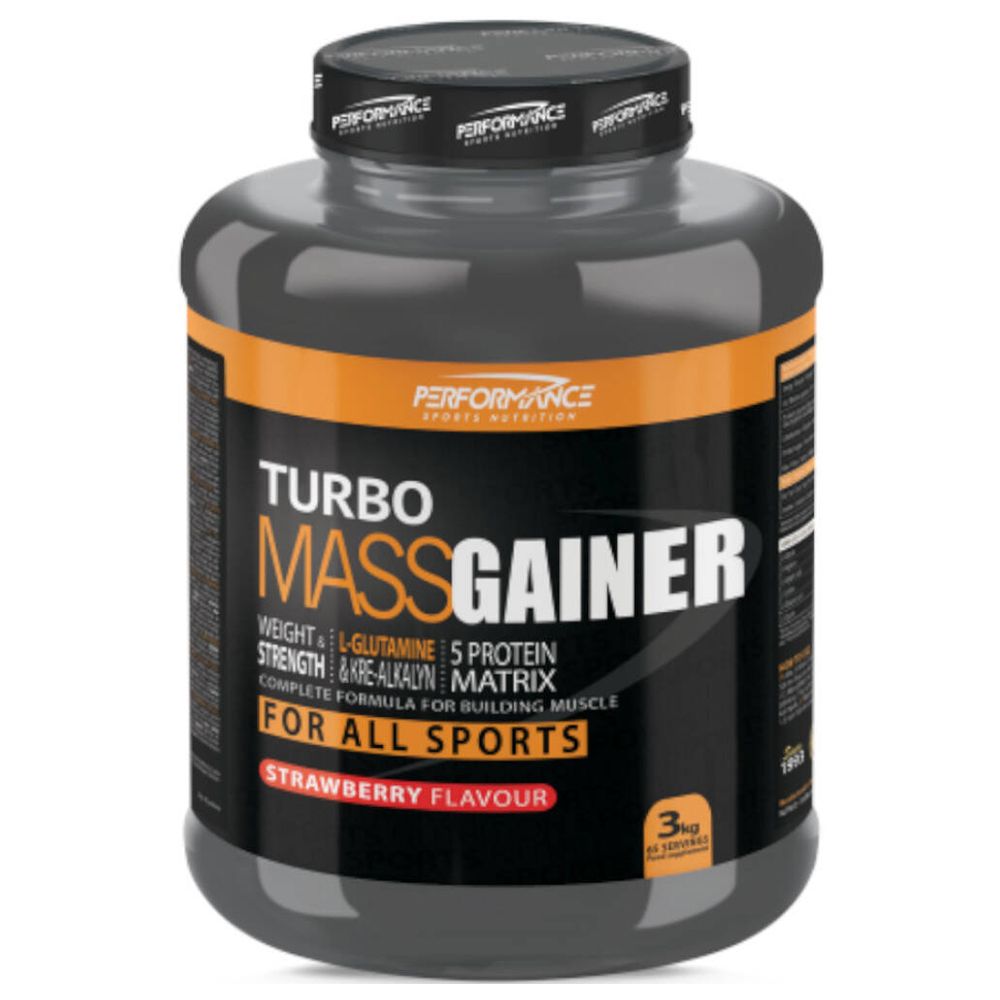 Performance Turbo Mass Gainer Erdbeere