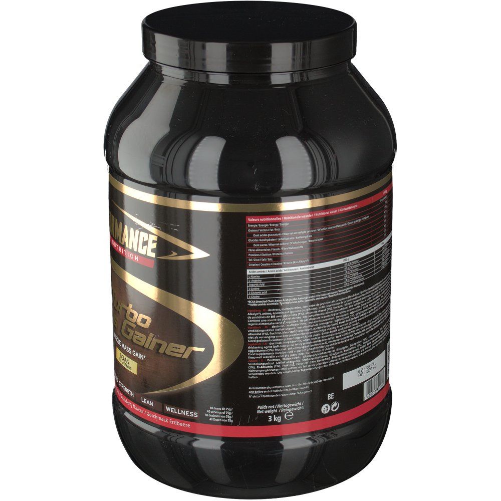 Performance Turbo Mass Gainer Erdbeere