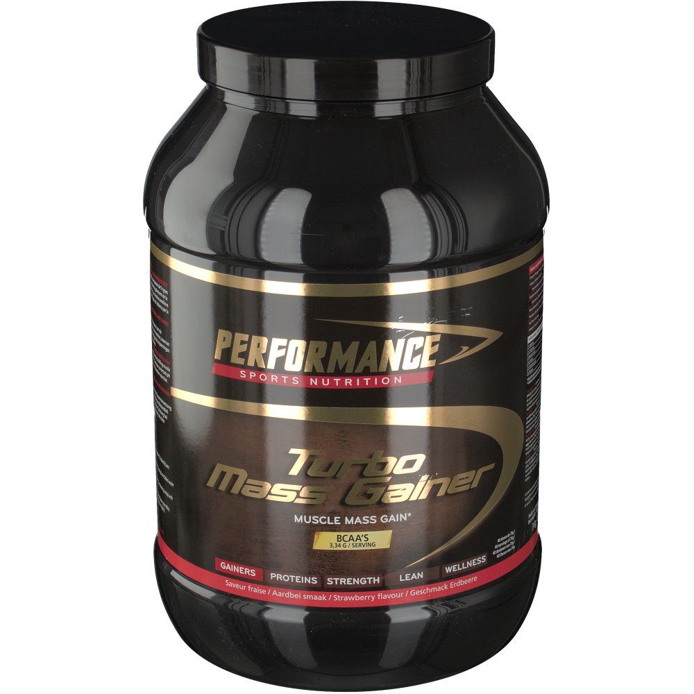 Performance Turbo Mass Gainer Erdbeere