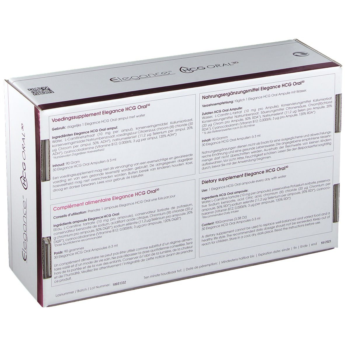 Elegance HCG Oral 30