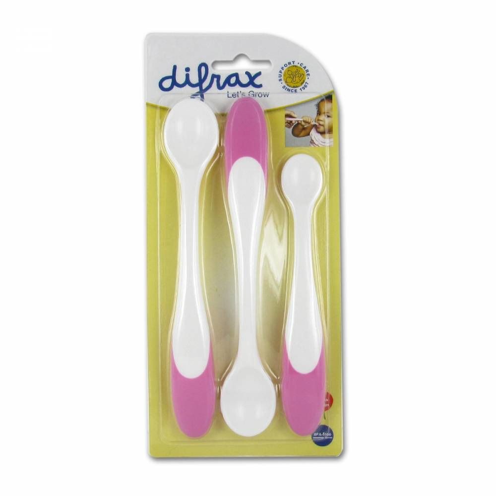 difrax® Babylöffel Set rosa
