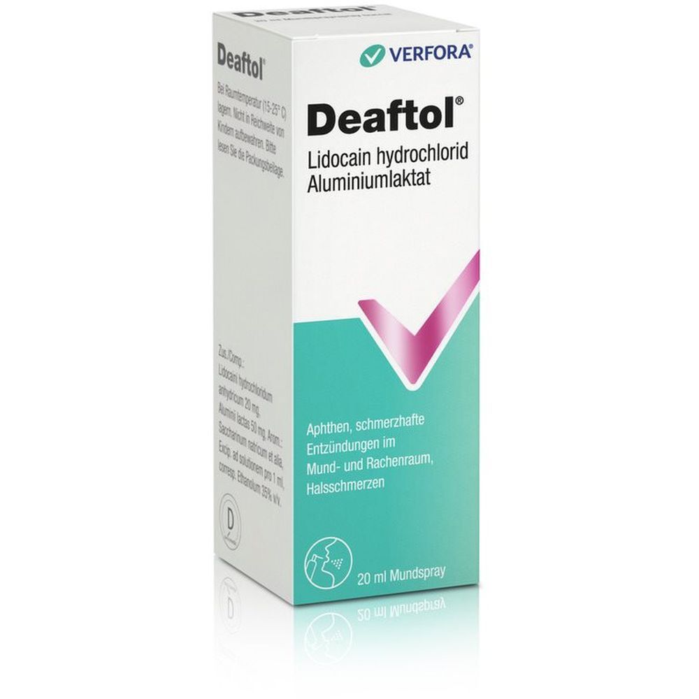 DEAFTOL Mundspray m Lidocain 20 ml