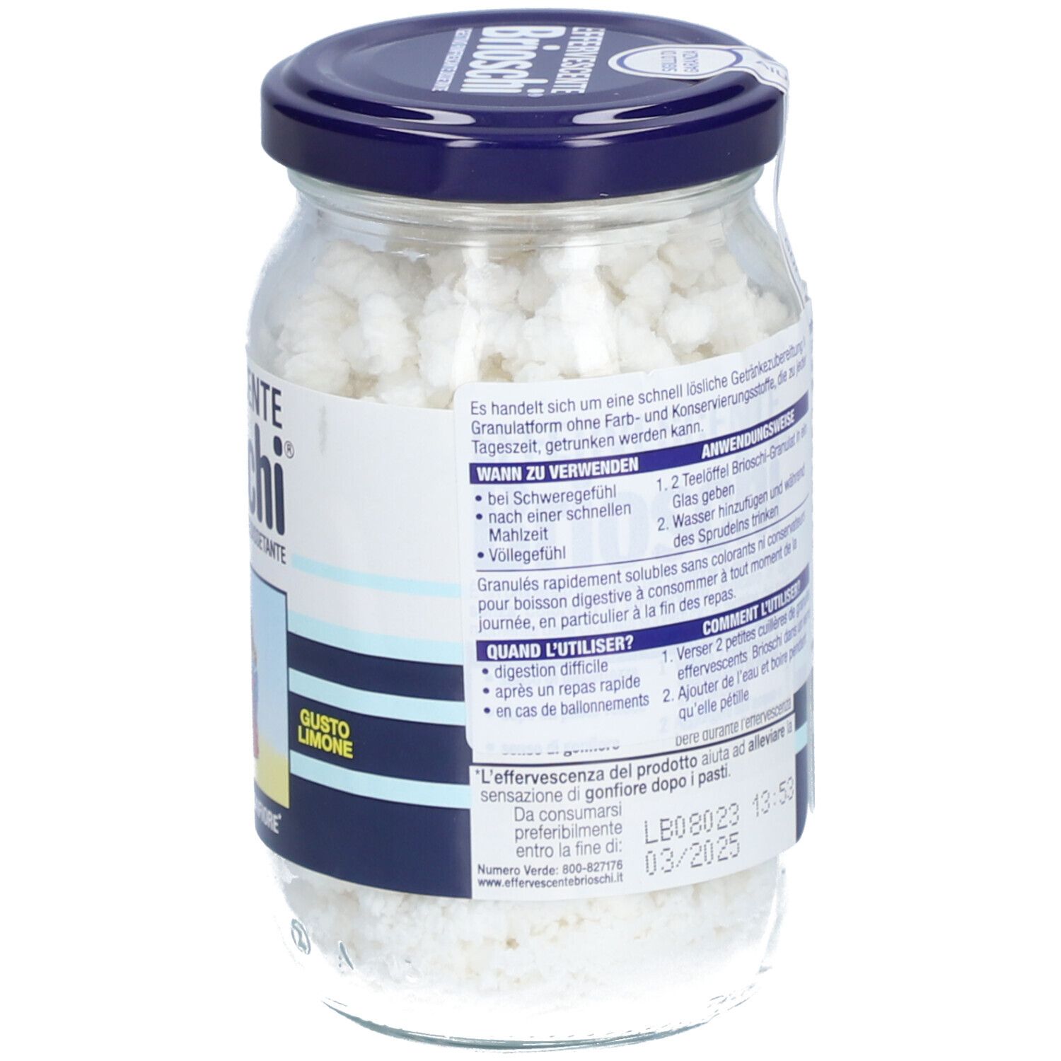 BRIOSCHI® Granulés solubles au citron