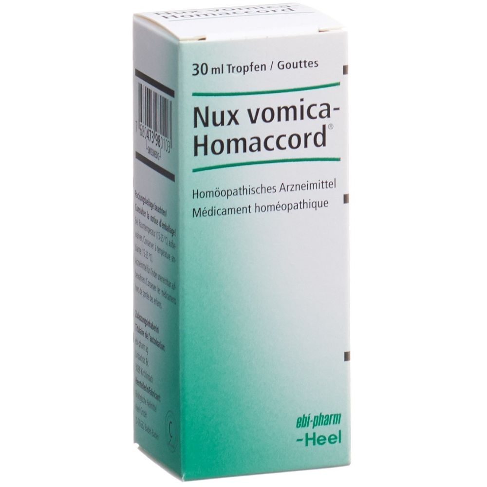 HOMACCORD Nux vomica Tropfen Fl 30 ml