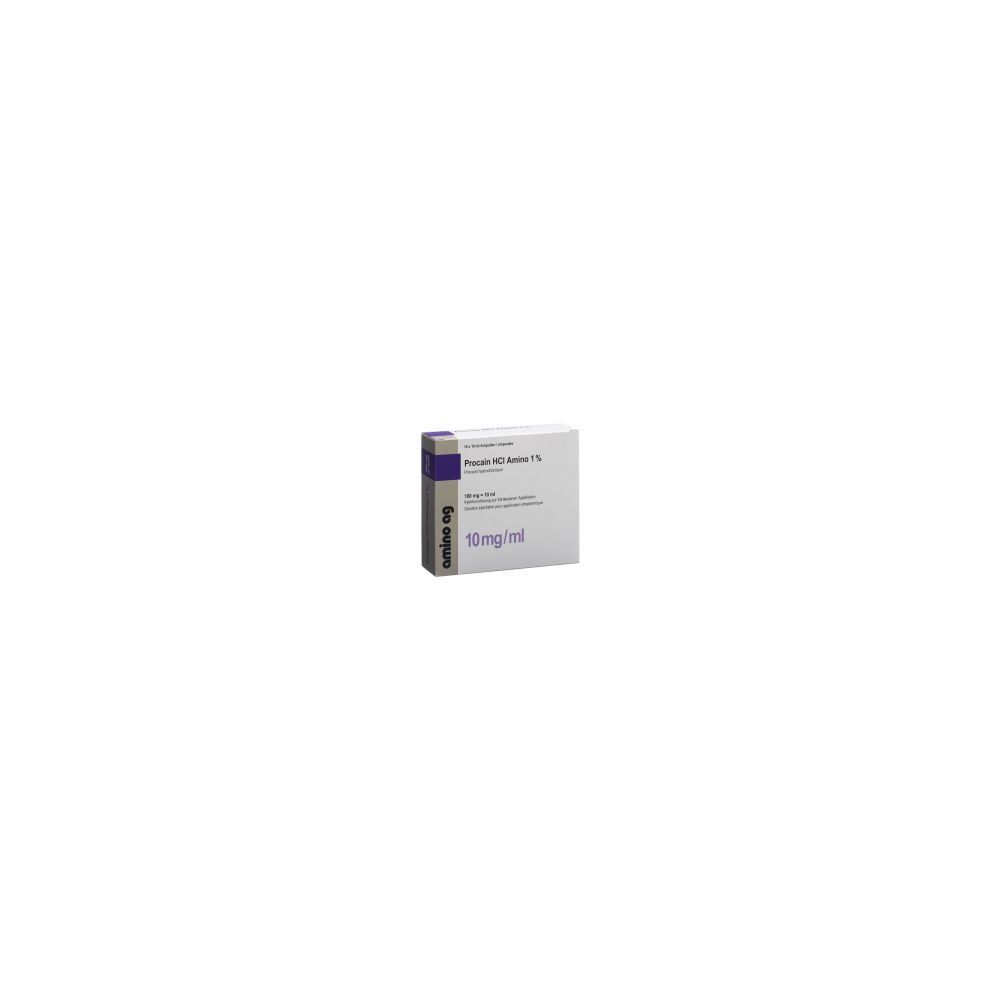 PROCAIN HCL Amino 100 mg/10ml 10 Amp 10 ml
