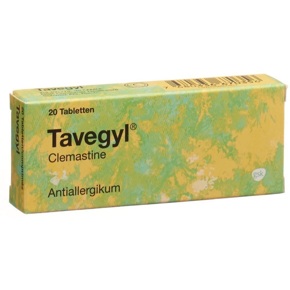 TAVEGYL Tabl 1 mg 20 Stk