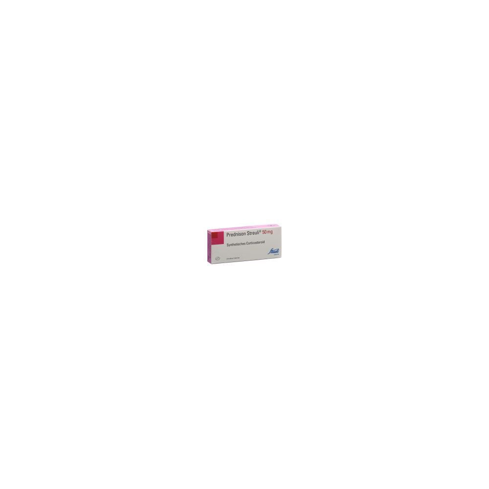 PREDNISON Streuli Tabl 50 mg 20 Stk