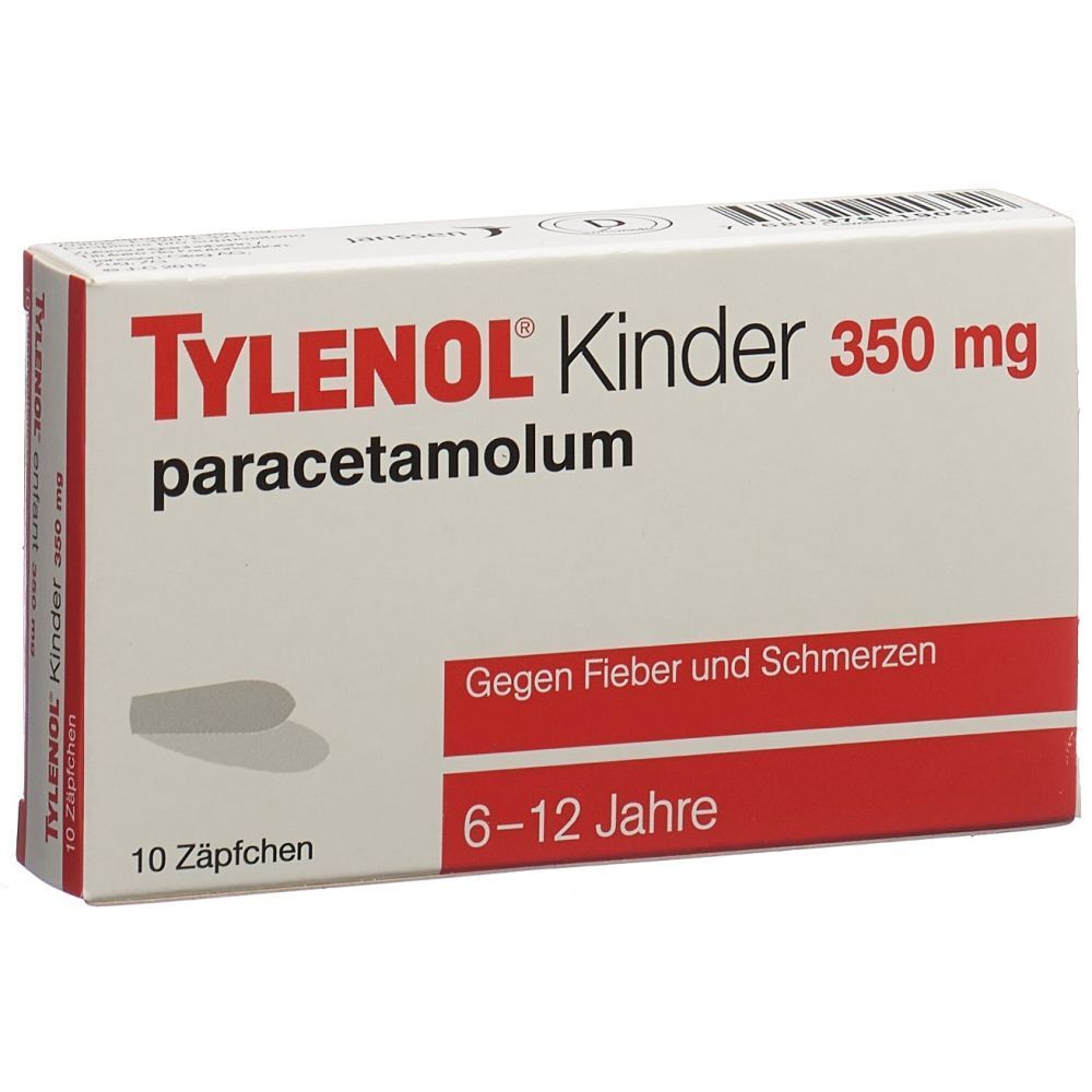TYLENOL Kinder Supp 350 mg 10 Stk