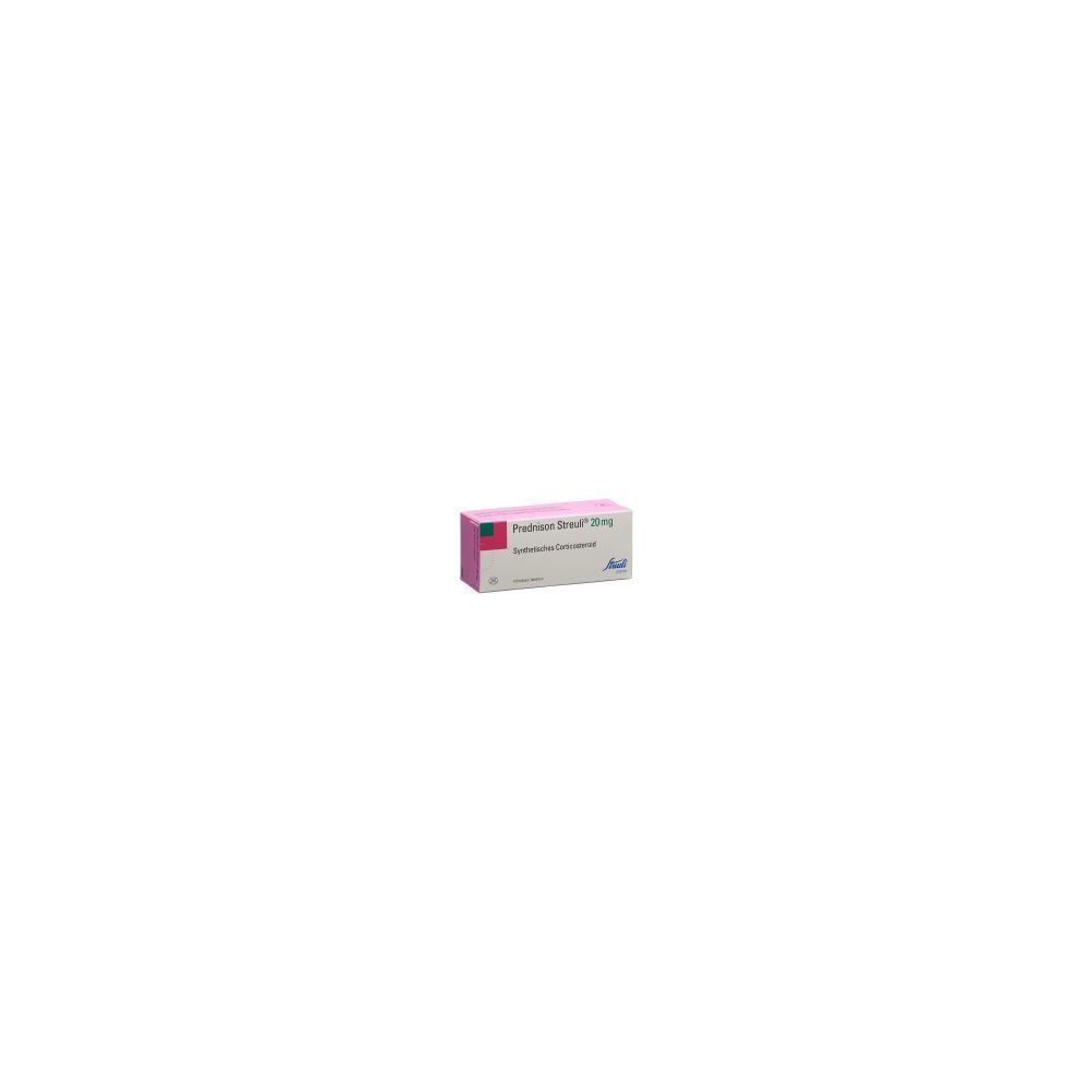 PREDNISON Streuli Tabl 20 mg 100 Stk