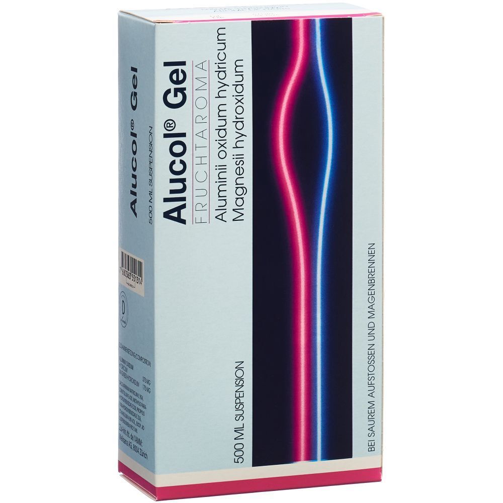 ALUCOL Gel Susp Frucht Fl 500 ml