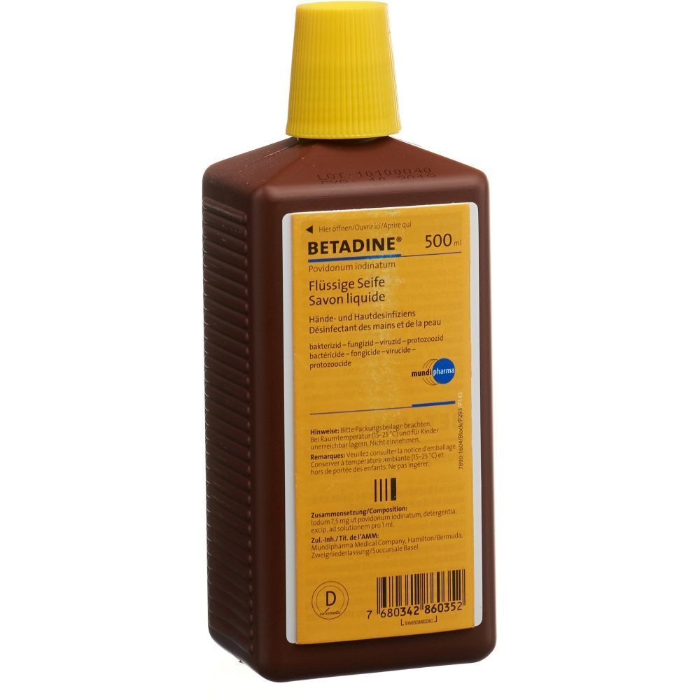 BETADINE Seife liq Fl 500 ml