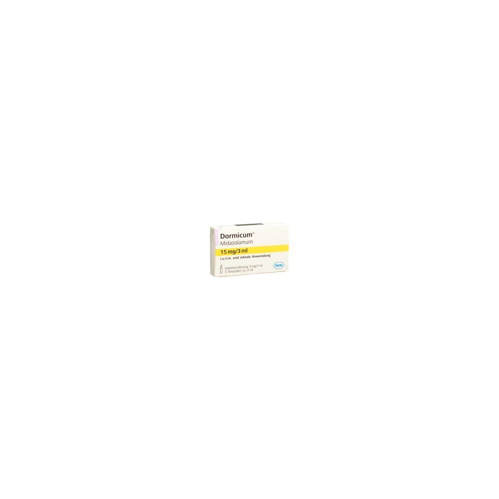 DORMICUM 15 mg/3ml i.v., i.m., rektal 5 Amp 3 ml