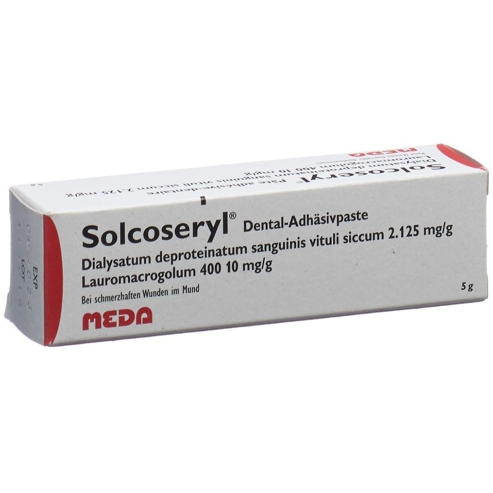 SOLCOSERYL Dental Adhäsivpaste Tb 5 g
