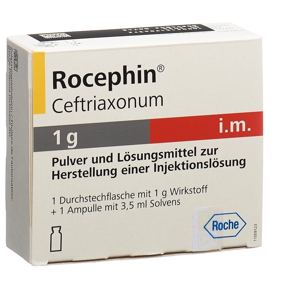 ROCEPHIN 1 g i.m. c Lidoc Durchstf 5 Stk - Redcare Apotheke