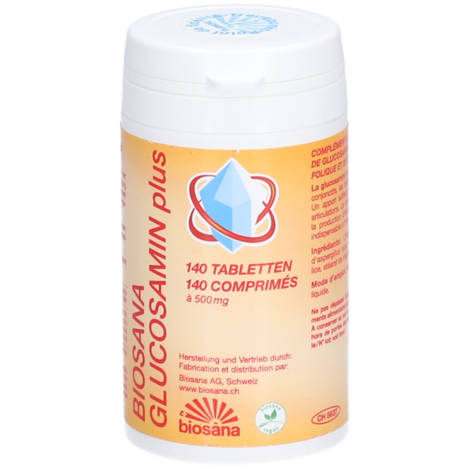 BIOSANA Glucosamin Q10 Tabl Folsäure 140 Stk