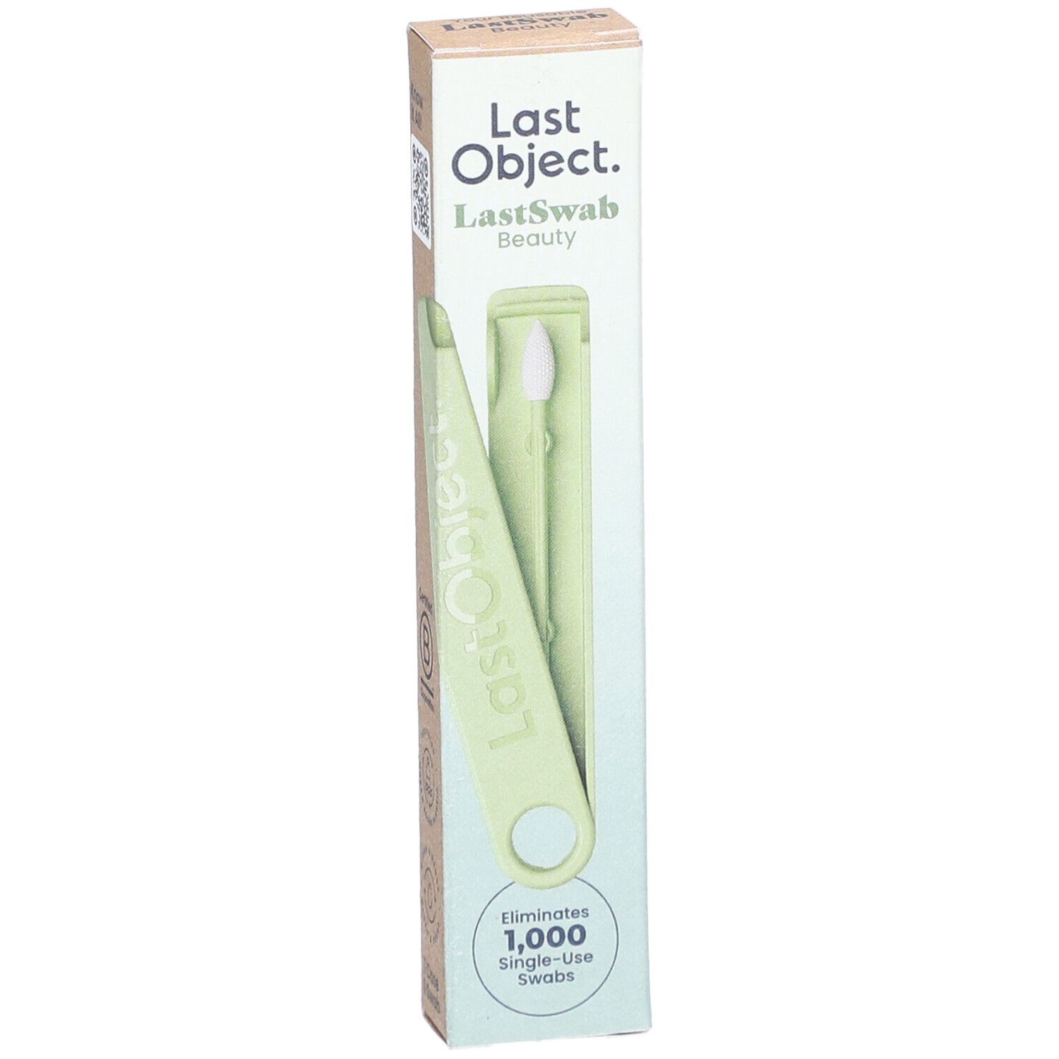 LASTSWAB Beauty wiederverwendbare Wattestäbchen grün