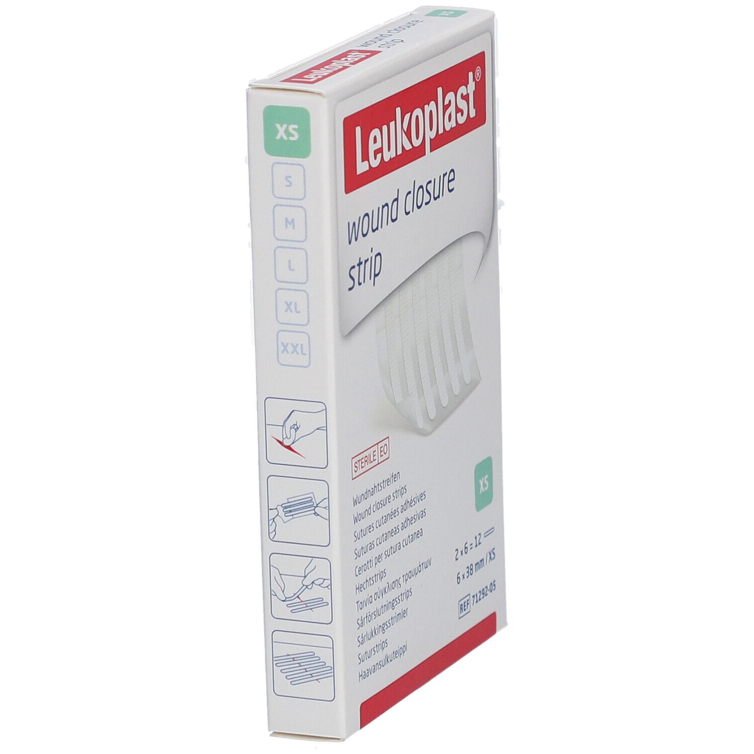 Essity Leukoplast Selbstklebende Hautnähte 6 x 38 mm