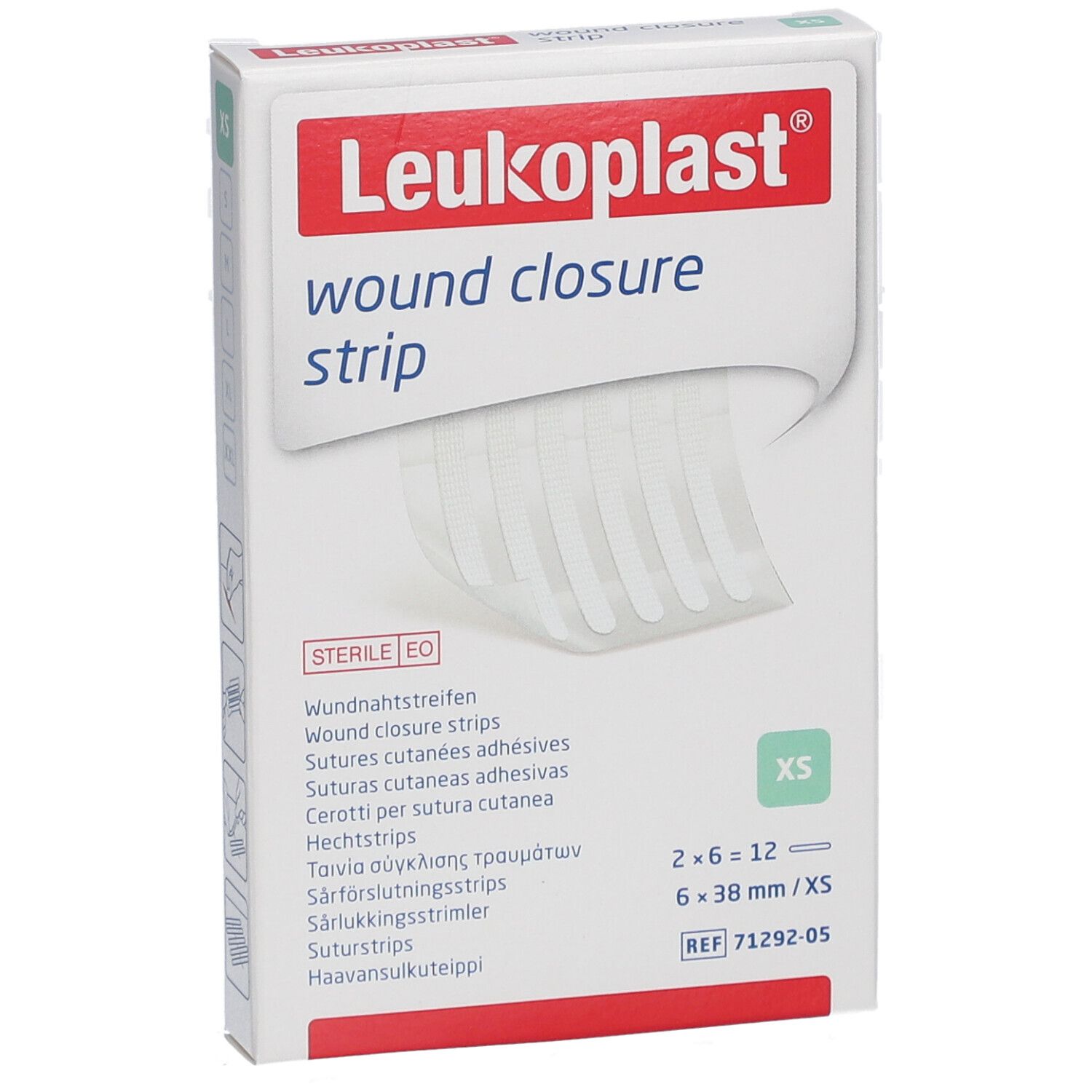 Essity Leukoplast Selbstklebende Hautnähte 6 x 38 mm
