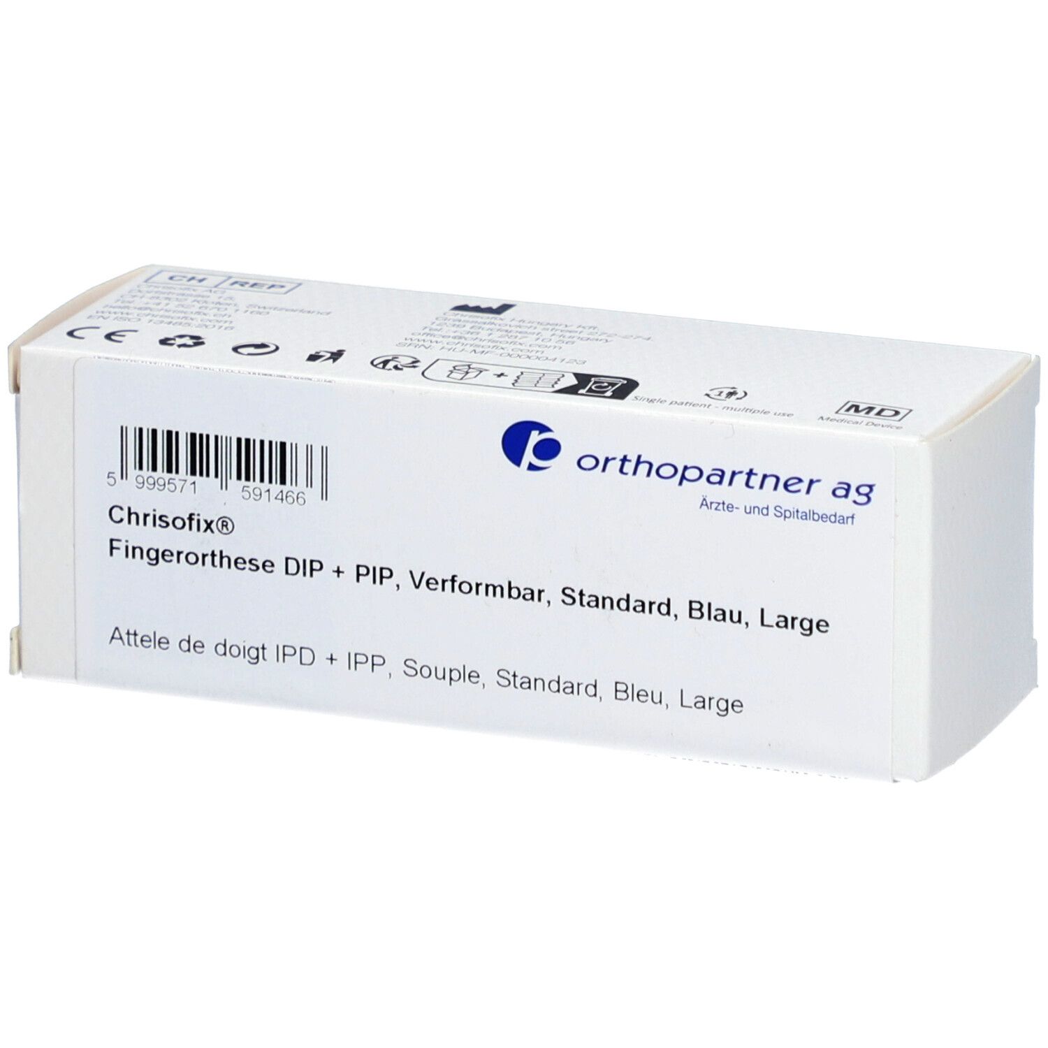 CHRISOFIX attelle de doigt IPD+IPP L souple