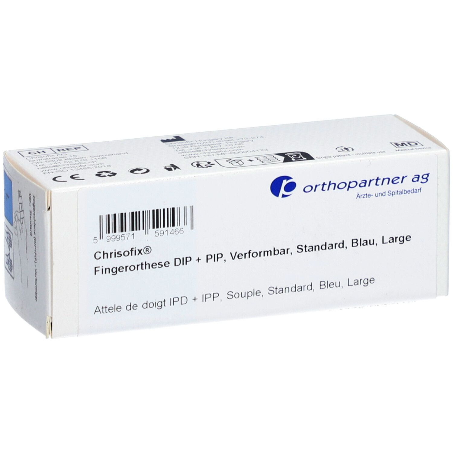 CHRISOFIX attelle de doigt IPD+IPP L souple