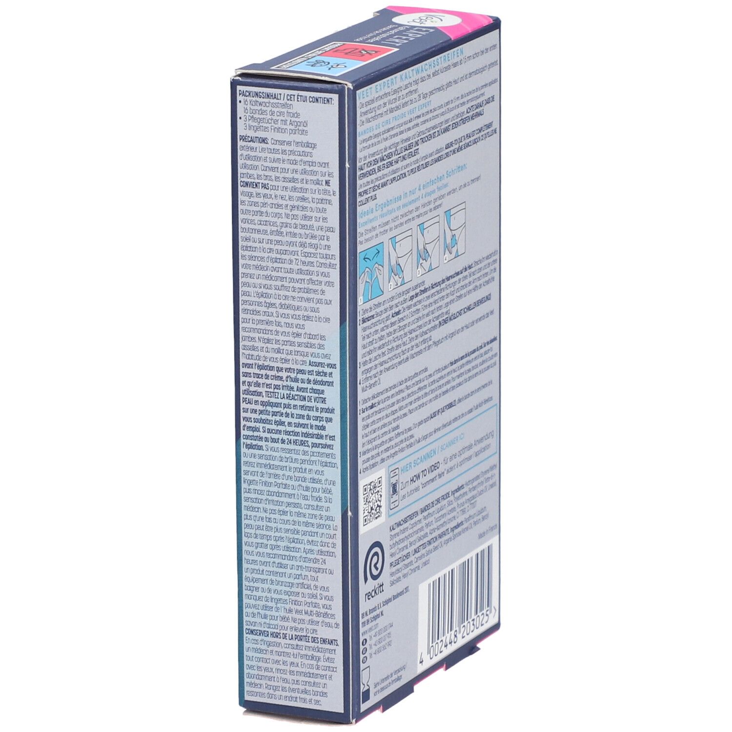 VEET EXPERT Kaltwachsstreifen Bikini&Achsel 16 Stk