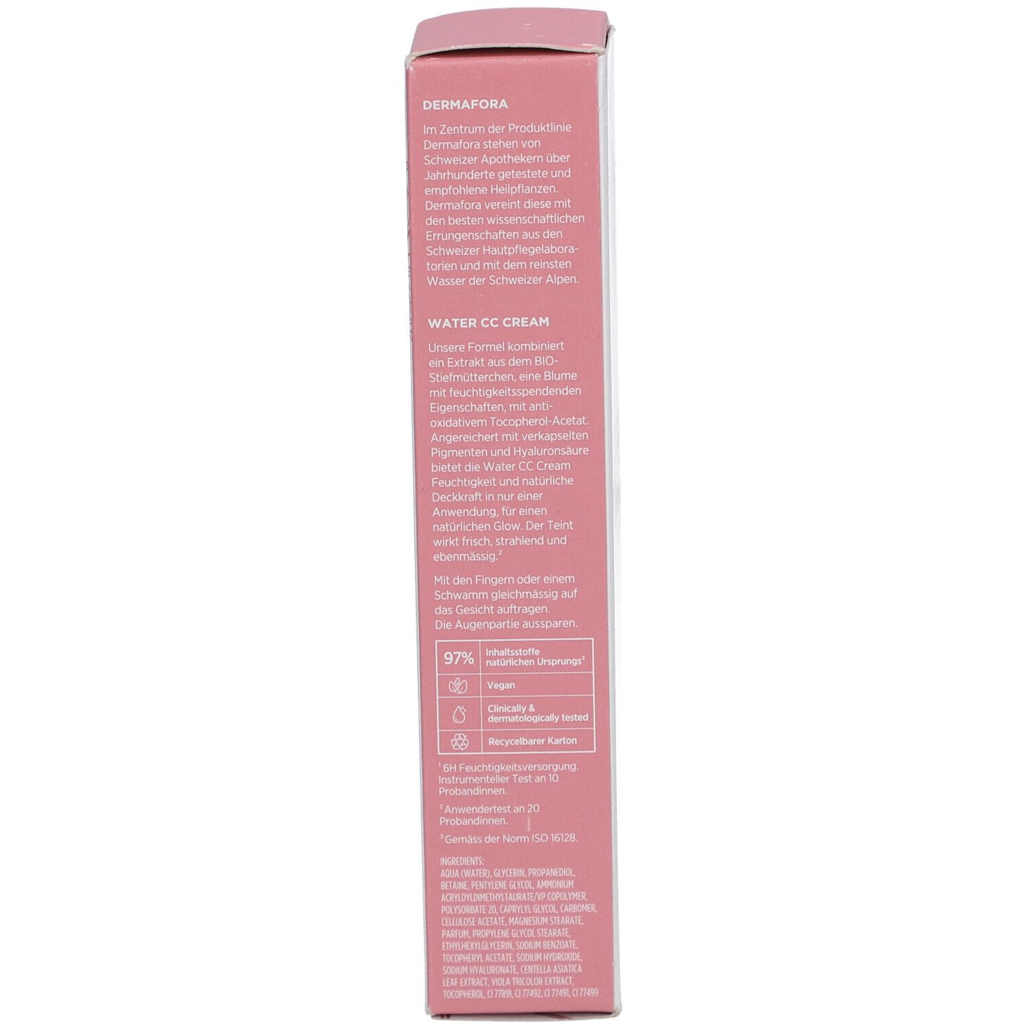 Dermafora® Water CC Cream Medium für einen ebenmäßigen Teint