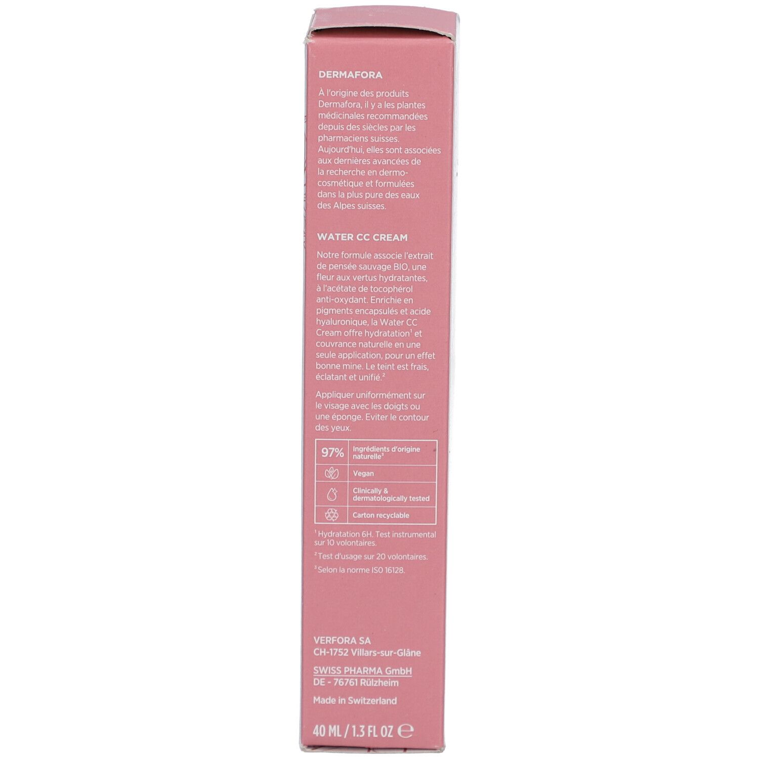 Dermafora® Water CC Cream Medium für einen ebenmäßigen Teint