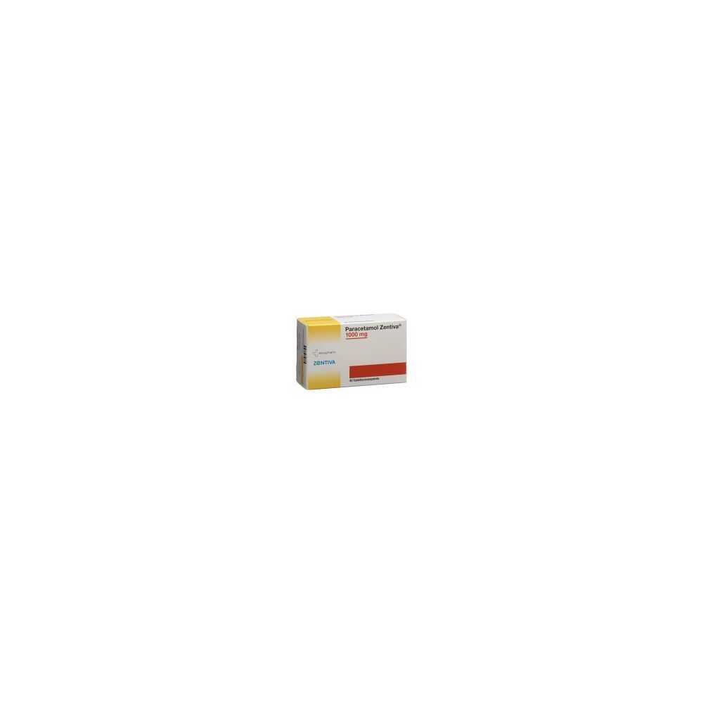 PARACETAMOL Zentiva Tabl 1000 mg 40 Stk
