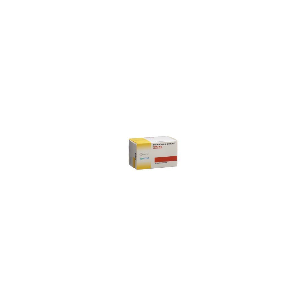 PARACETAMOL Zentiva Tabl 1000 mg 100 Stk