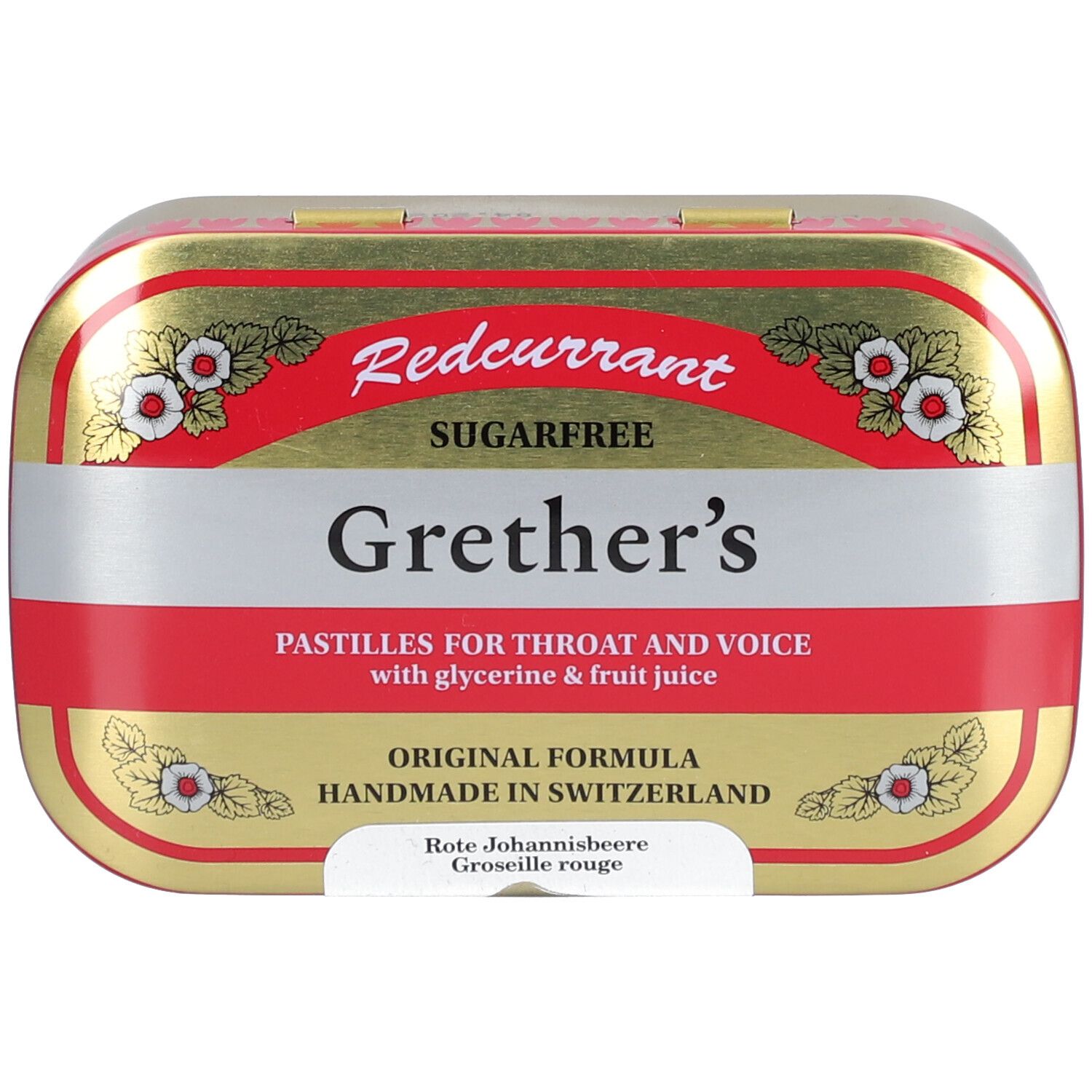 REDCURRANT Grether's Pastilles pour la gorge Groseille rouge