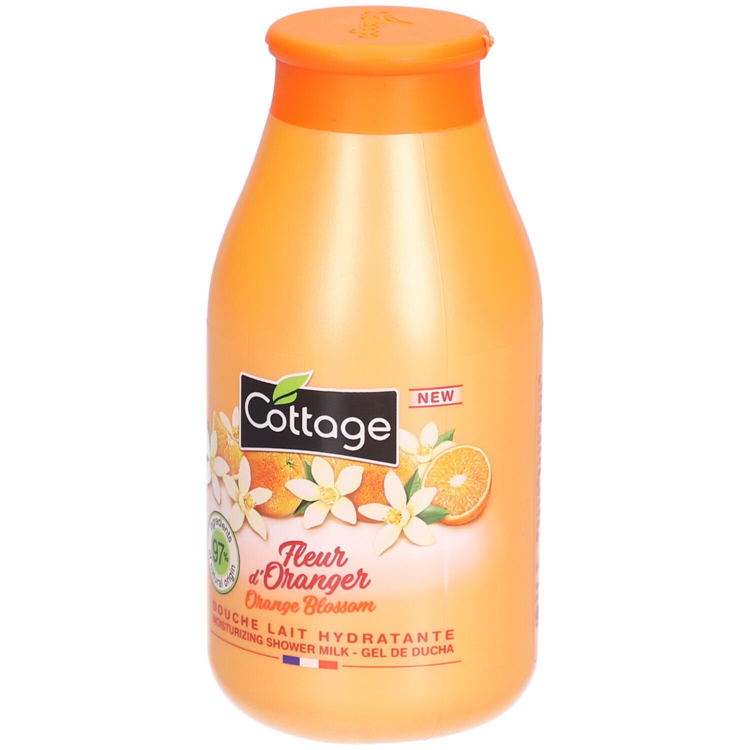 COTTAGE Feuchtigkeitsspendende Duschmilch mit Orangenblüte