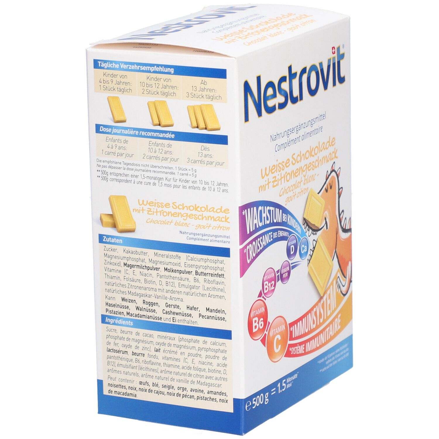 NESTROVIT® Weiße Schokolade Wachstum und Immunsystem