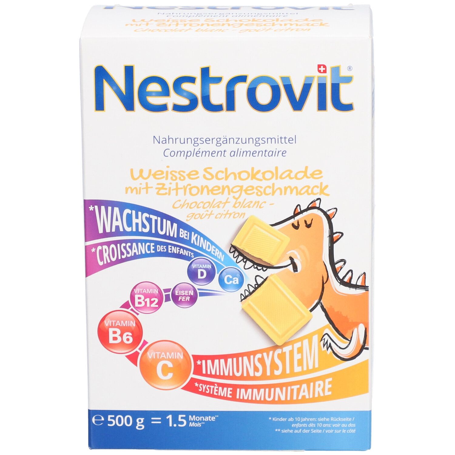 NESTROVIT® Weiße Schokolade Wachstum und Immunsystem