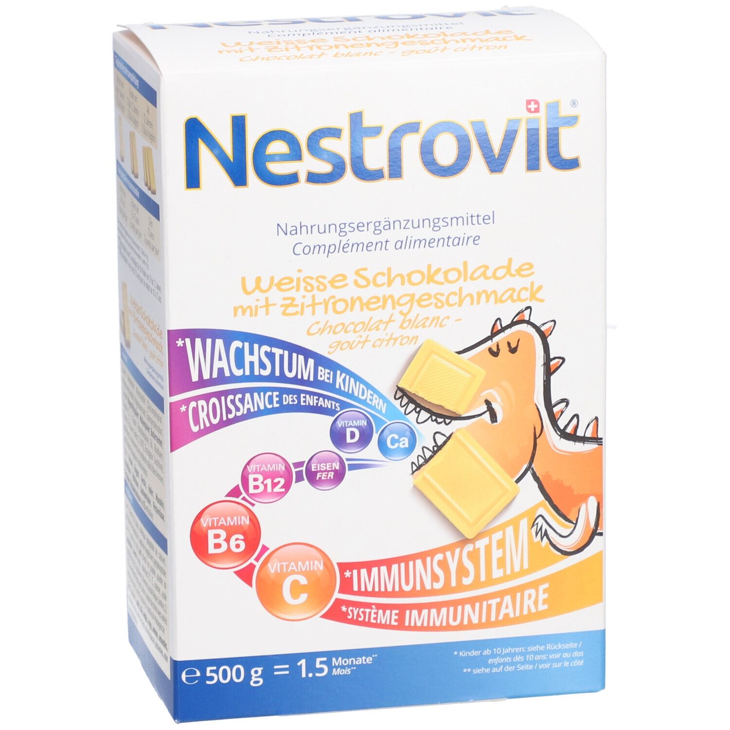 NESTROVIT® Weiße Schokolade Wachstum und Immunsystem