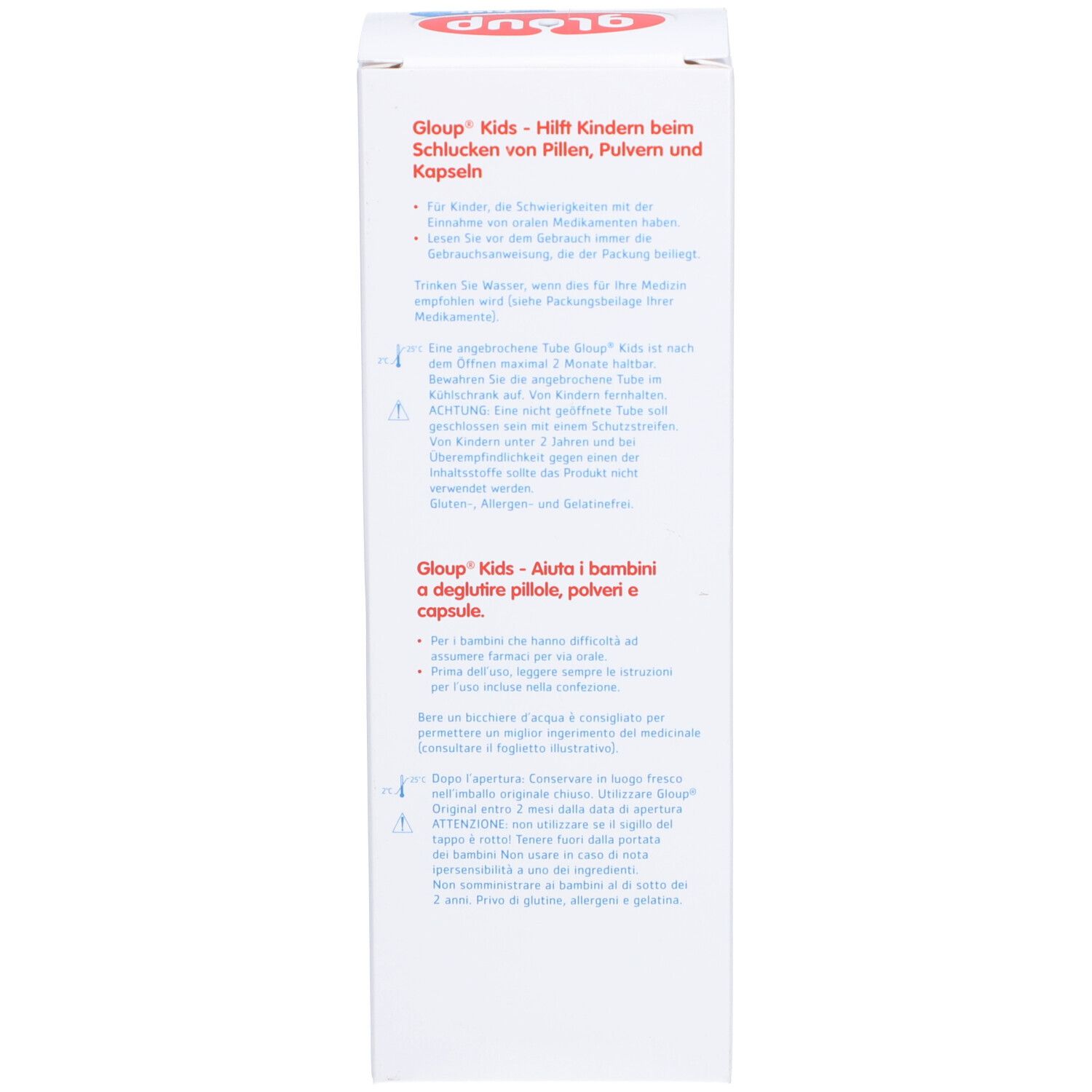 GLOUP Kids Schluck Gel f Medikame Zitr (n) 150 ml