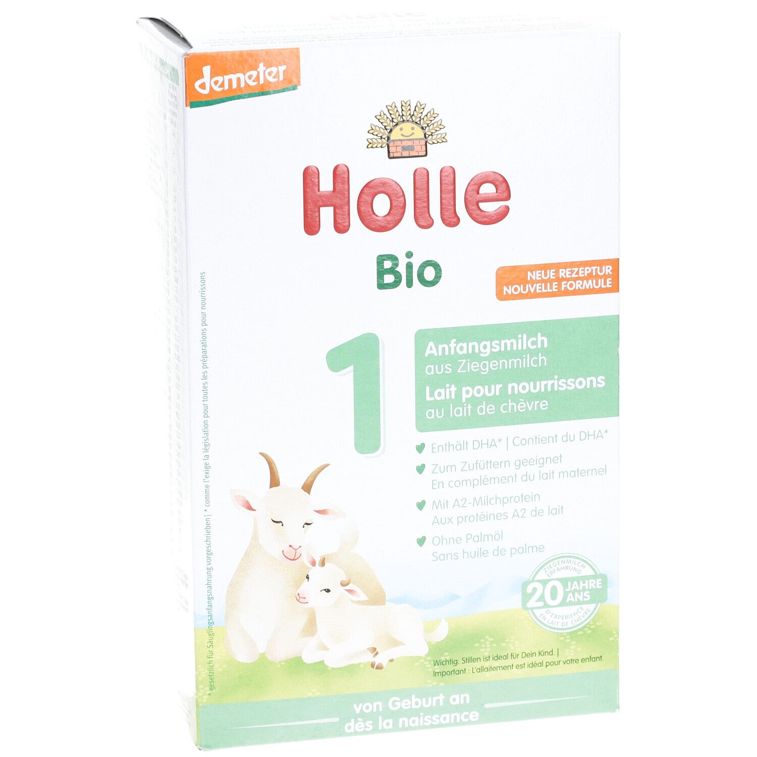 Holle Lait pour nourrissons 1 bio au lait de chèvre