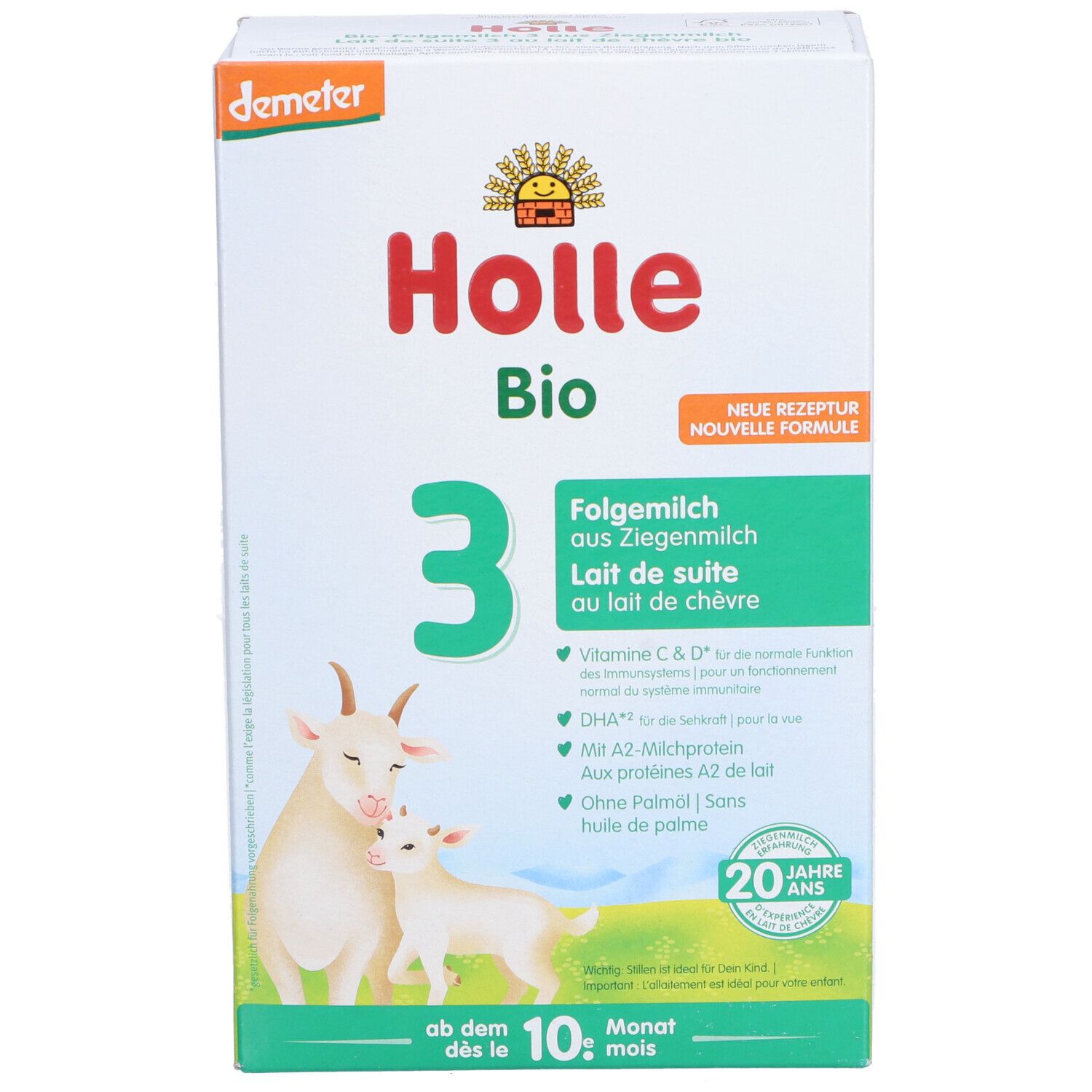 HOLLE Bio-Folgemilch 3 Ziegenmilch (n) 400 g