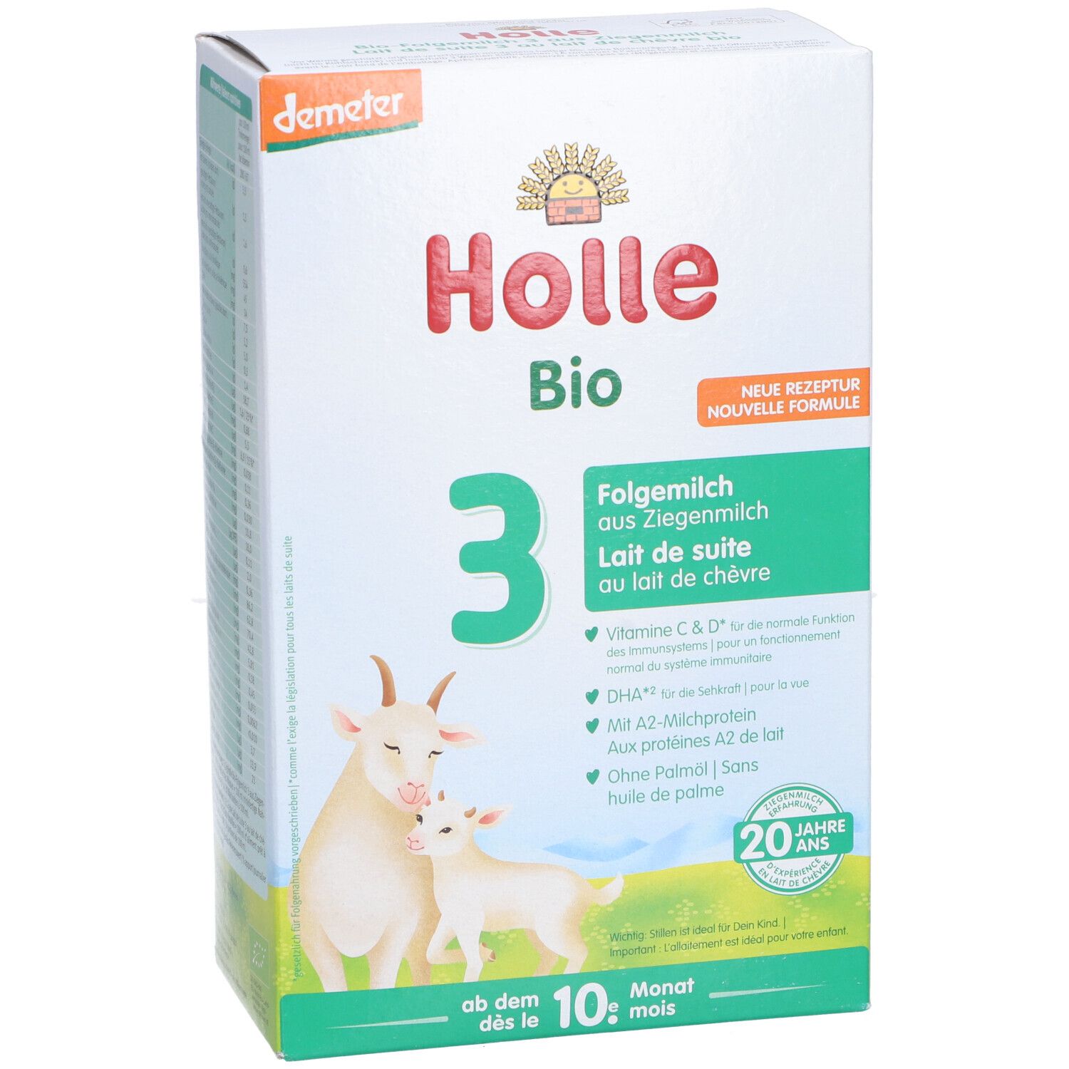 HOLLE Bio-Folgemilch 3 Ziegenmilch (n) 400 g