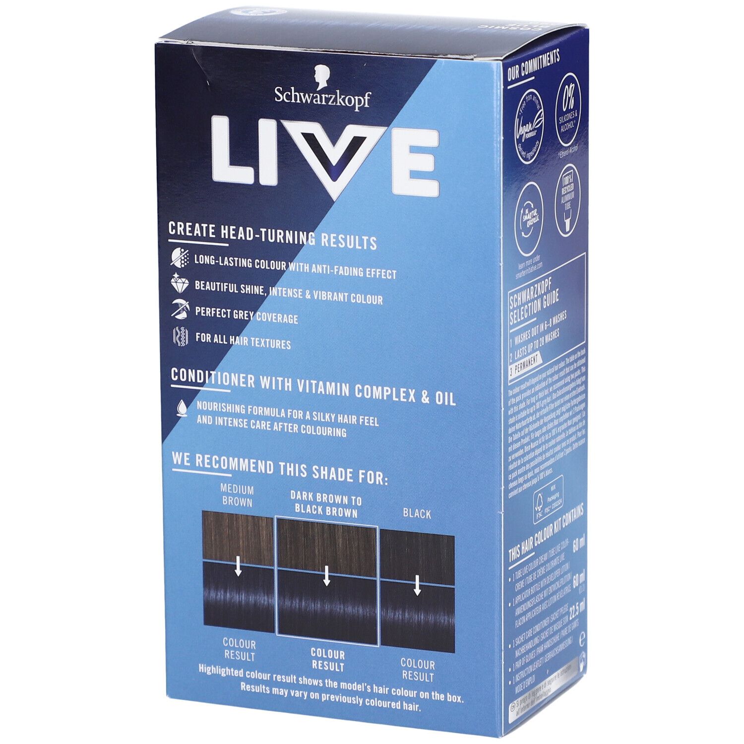 LIVE Intense Color Gel 090 Cosmic Blue
