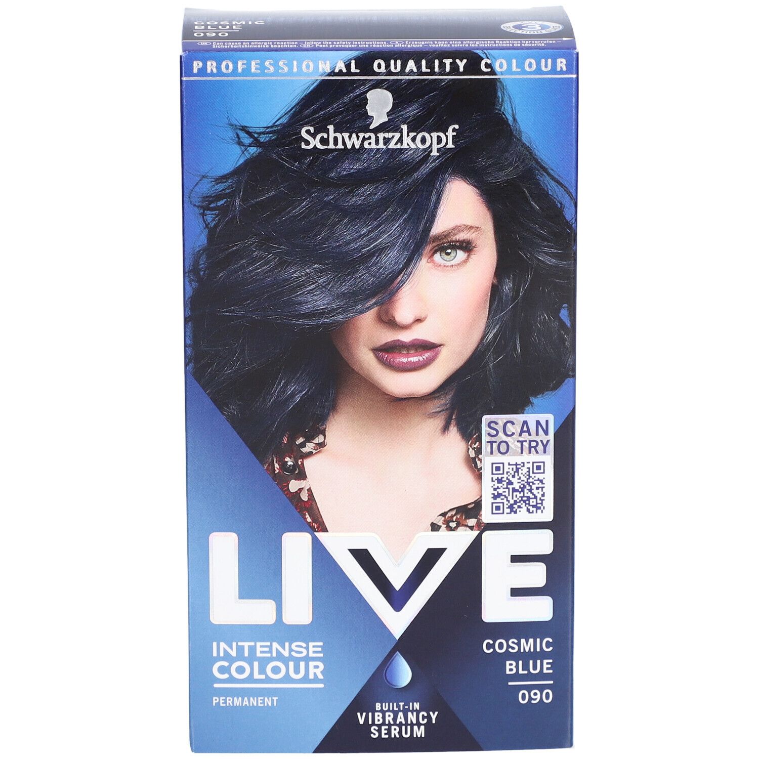 LIVE Intense Color Gel 090 Cosmic Blue