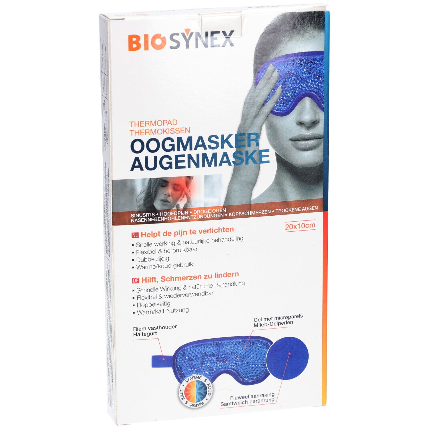 BIOSYNEX Kalt Warm Kompresse Augenmaske