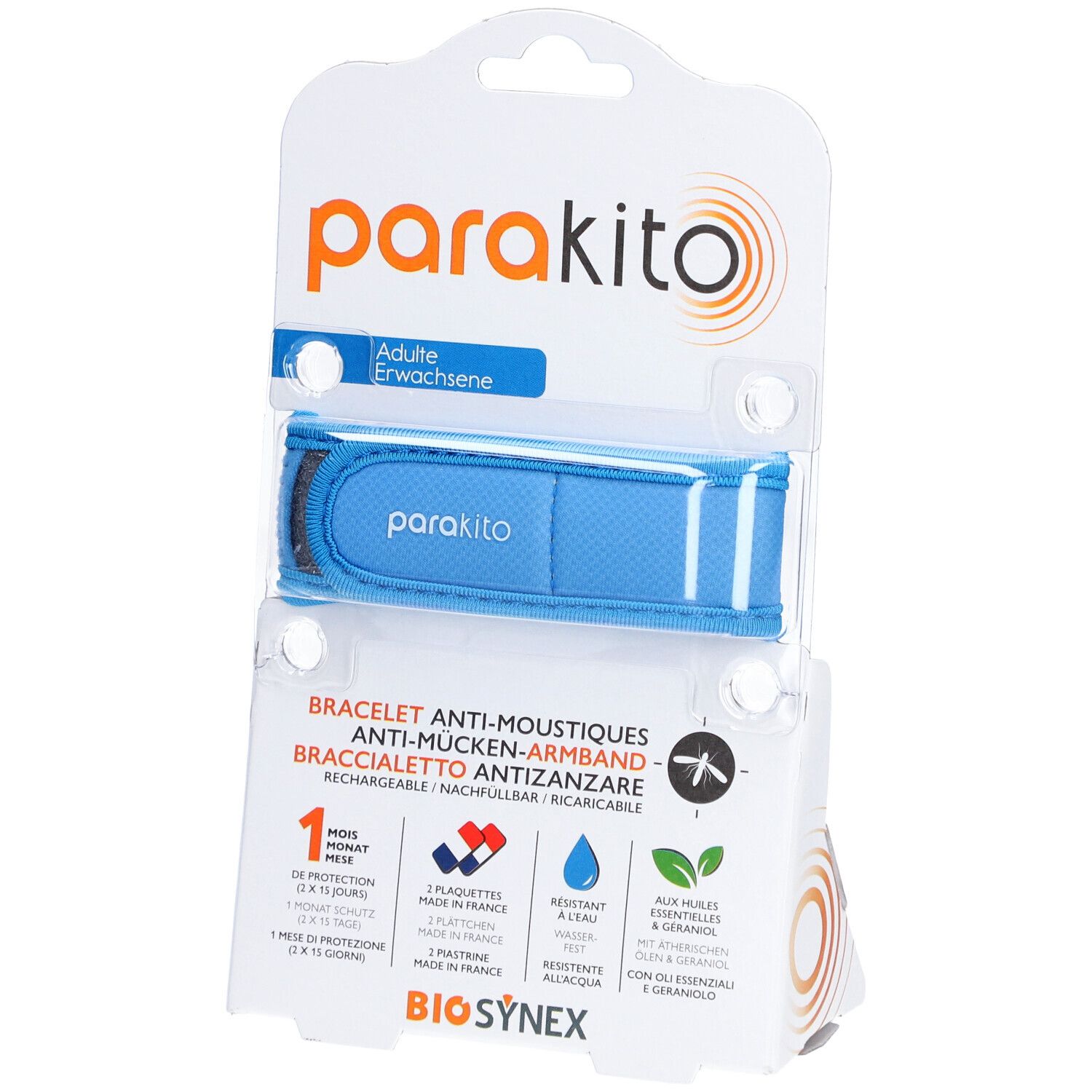 PARAKITO Armband Erwachsene blau