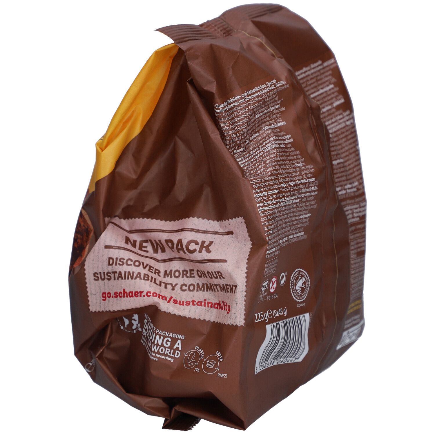 Schär Glutenfreier Vollkornmuffin mit Schokolade