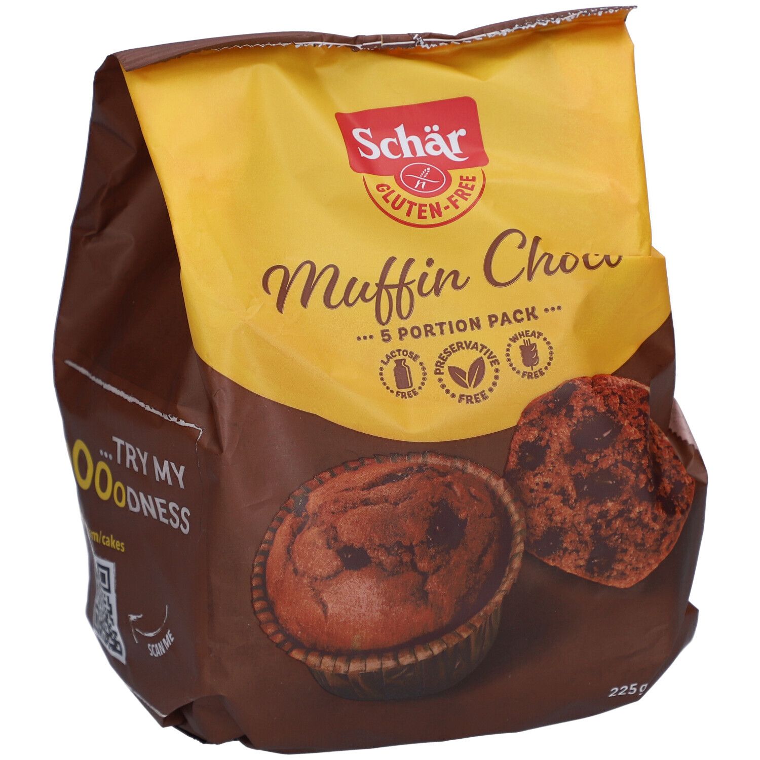 Schär Glutenfreier Vollkornmuffin mit Schokolade