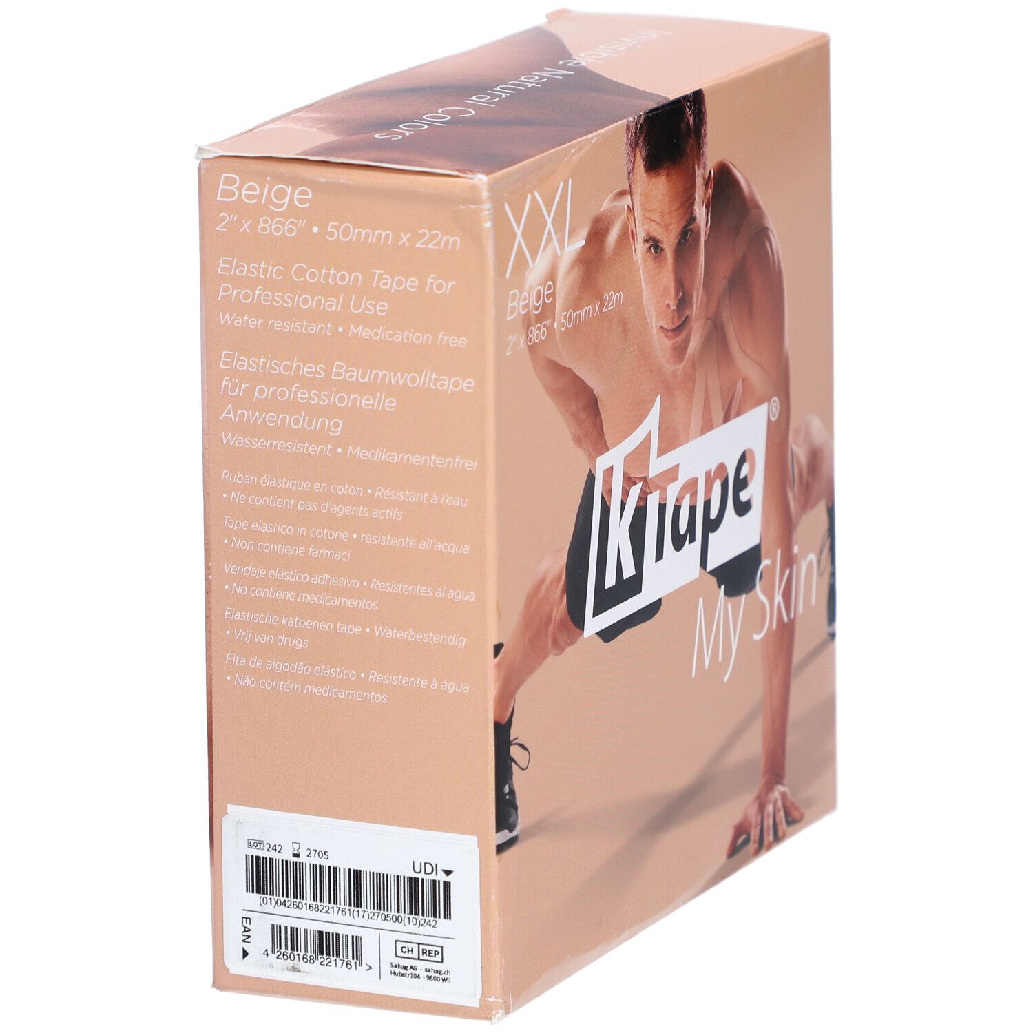 K-TAPE Bande My Skin Beige 5cm x 22 m