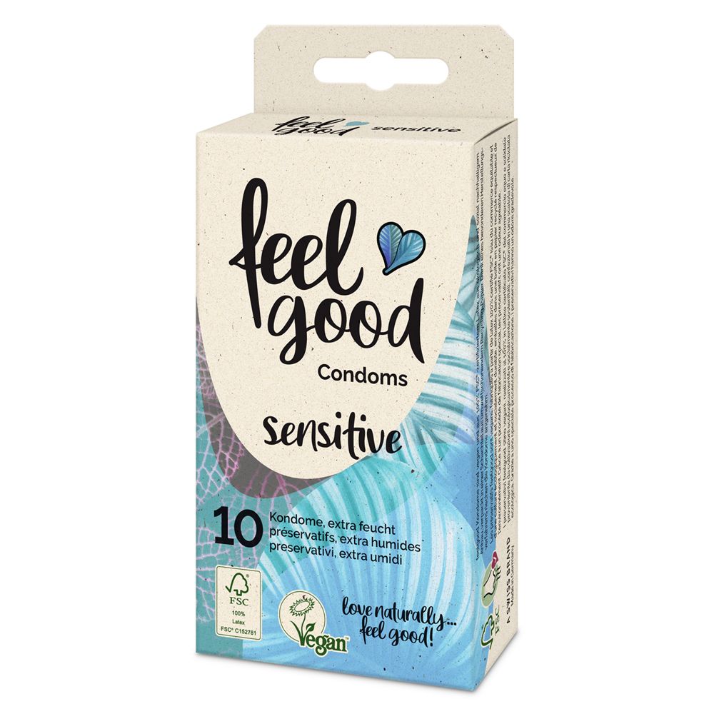 feelgood Condoms® sensitive - Préservatifs extra humides